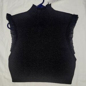 Alice + Olivia Black Blouse